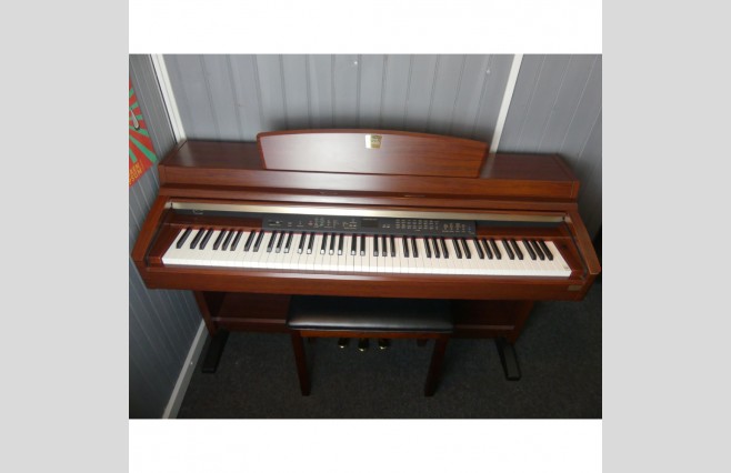 Used Yamaha CLP240 Satin Mahogany Digital Piano Complete Package (SN:GBRCNX01023) - Image 1